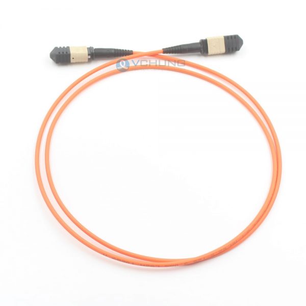 MPO Female to MPO Female 12 cores OM1 62.5/125um Multimode Orange Jacket LSZH 3.0mm Trunk(Round) Cable