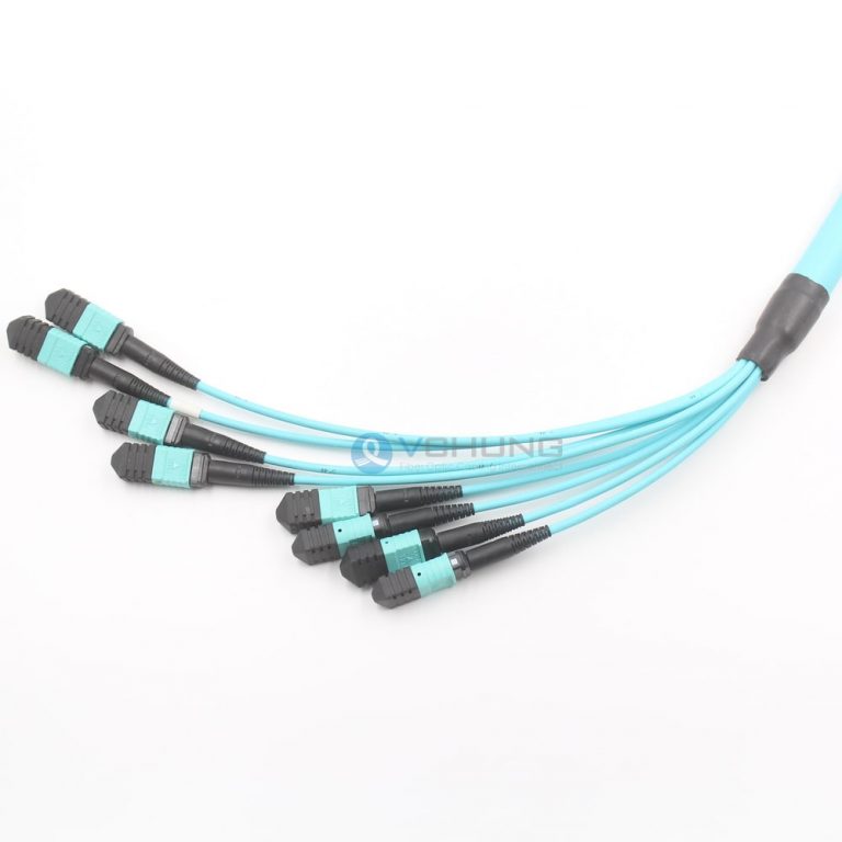 MPO Pre-Terminated Fiber Optic Cable With Pulling Eyelet