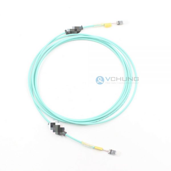 MT Male to Female OM3 50/125um Multimode 8 Fibers MPO Trunk Pre-Terminated Cable  For AOC Patchcord