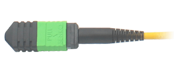MPO to 4xLC Uniboot 8Cores Single Mode OS2 9/125um LSZH Yellow Breakout Fiber Optic Cable