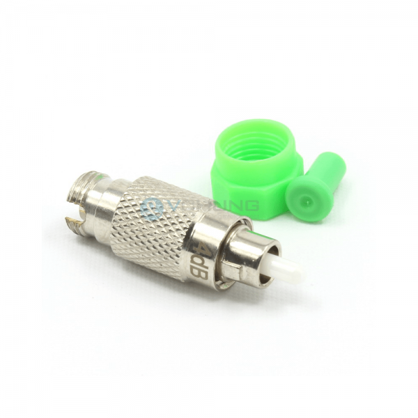 FC APC Plug Type Fixed Male to Female From 1dB to 30dB Singlemode Fiber Optic Attenuator