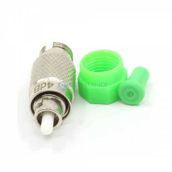FC APC Plug Type Fixed Male to Female From 1dB to 30dB Singlemode Fiber Optic Attenuator