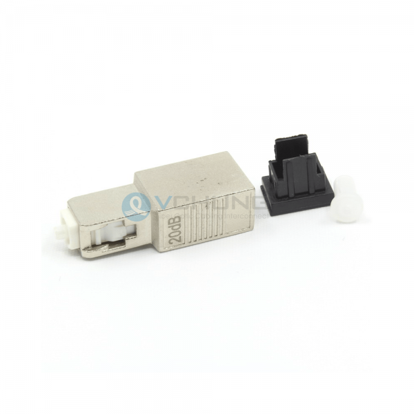 SC/UPC Single-Mode Attenuation 1 to 30dB Plug Type Fixed  Optical Attenuator