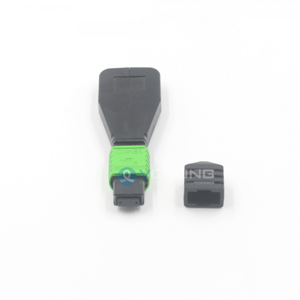 For QSFP Module Tested MPO/MTP Single Mode 12 Core Female Fiber Optic Loopback MPO Connector