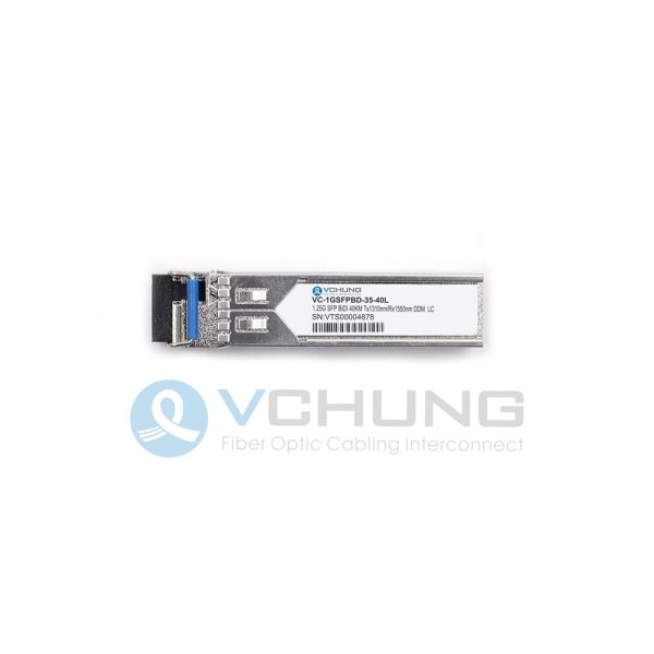 GLC-BX-40U  1000BASE-BX-40U BIDI SFP Tx1310nm/Rx1550nm 40km Optical Transceiver Module