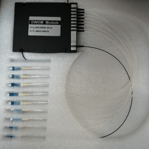 Dual Fiber DWDM Mux and Demux 16Channels With LC Connector ABS Box Package