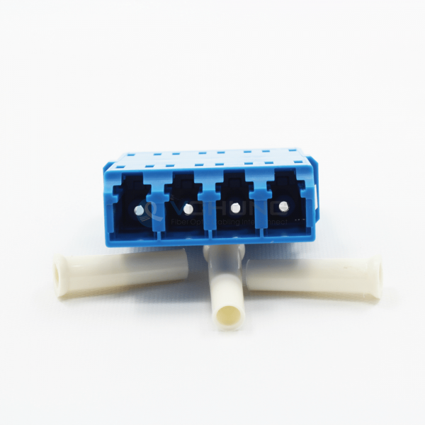 LC/UPC 4-Cores SM Singlemode Blue Color Adapter no flange(One-piece Type)