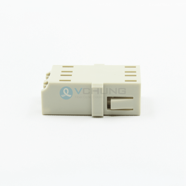 LC/UPC Duplex Multimode Without Flange Fiber Optical Adapter