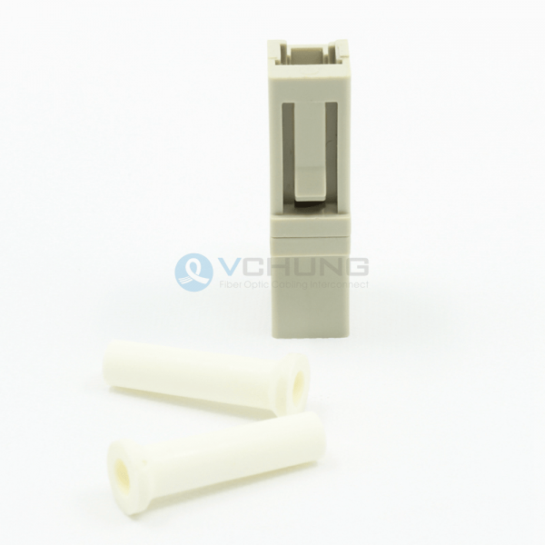 LC PC Simplex without flange Beige color IL≤0.20dB Adapter (Welding Type)