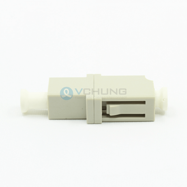 LC PC Simplex without flange Beige color IL≤0.20dB Adapter (Welding Type)