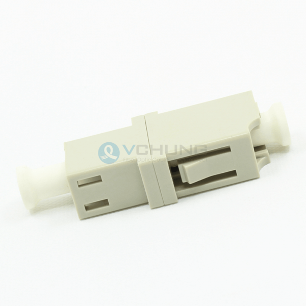 LC PC Simplex without flange Beige color IL≤0.20dB Adapter (Welding Type)