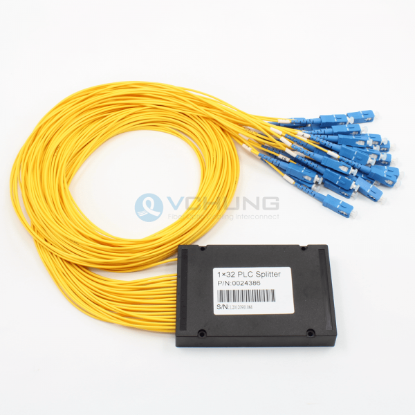 1x32 Channels 2.0mm Loose Tube and SC Connector ABS Box Package Planar Lightwave Circuit(PLCS)