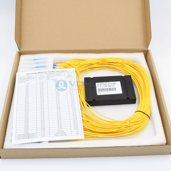 1x32 Channels 2.0mm Loose Tube and SC Connector ABS Box Package Planar Lightwave Circuit(PLCS)