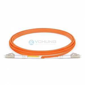 LC/UPC to LC/UPC OM1 62.5/125um 2.0mm Duplex LSZH Orange Jacket Optical Fiber Patch-Cord