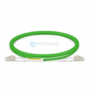 LC UPC to LC UPC 2.0mm Duplex OM5 50/125um Multimode LSZH Fiber Optic Patch Cable