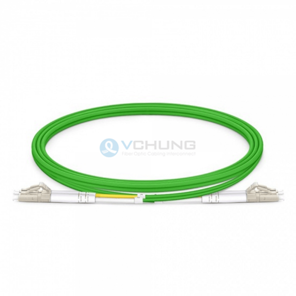 LC UPC to LC UPC 2.0mm Duplex OM5 50/125um Multimode LSZH Fiber Optic Patch Cable