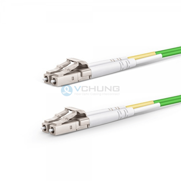 LC UPC to LC UPC 2.0mm Duplex OM5 50/125um Multimode LSZH Fiber Optic Patch Cable