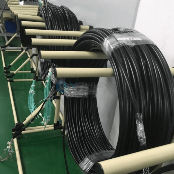 Outdoor Multifiber 48-core Single-Mode SMF PE trunk Breakout Fiber Optical Cable