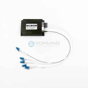 1x4 Demux CWDM Multiplexer Wavelength 1271nm/1291nm/1311nm/ 1331nm ABS Box Package