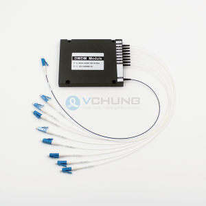1x8 800GHz DWDM Multiplexer ABS Box Package With LC Connector