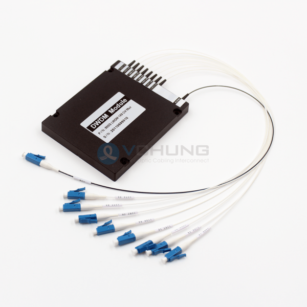 1x8 800GHz DWDM Multiplexer ABS Box Package With LC Connector