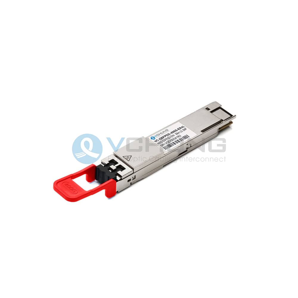 QSFP-DD-400G-ER8 400G QSFP-DD ER8 PAM4 LWDM8 40km LC SMF Transceivers QSFP-DD-400G-ER8 400G QSFP-DD ER8 PAM4 LWDM8 40km LC SMF Transceivers