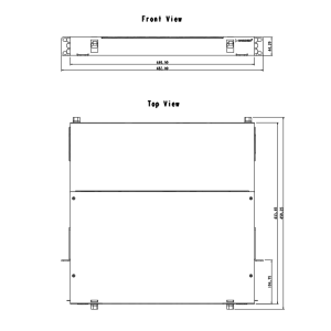 High Density ODF 1U 19” 144-UP To 12 Module